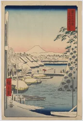 36 vistas del Monte Fuji - #3. Sukiyagashi